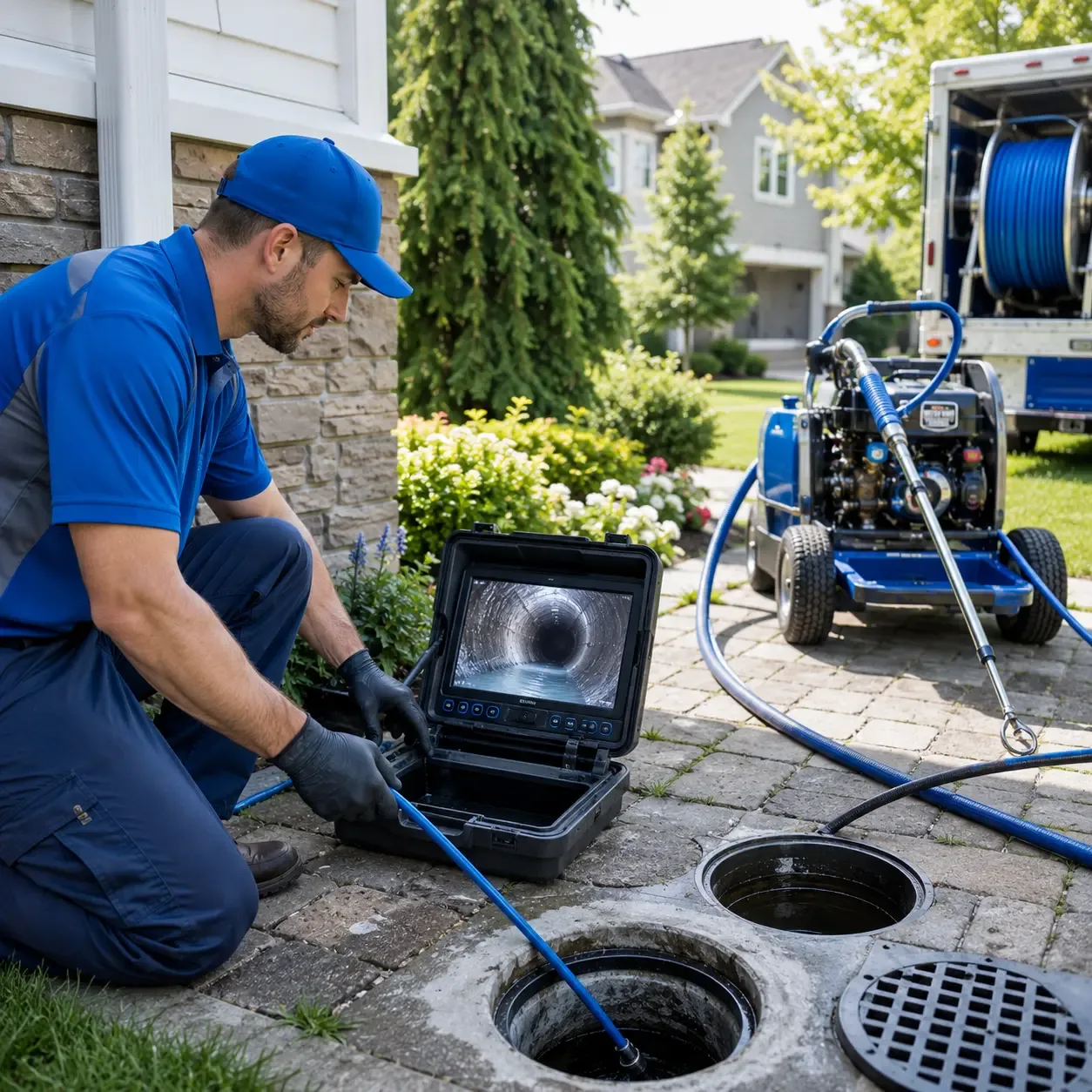 Outdoor drain cleaning professionals serving Embarrass, WI