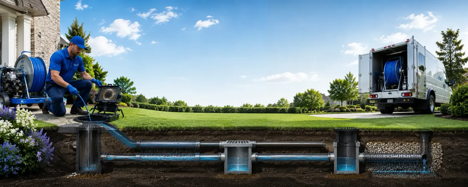 Outdoor drain cleaning information for Embarrass, WI